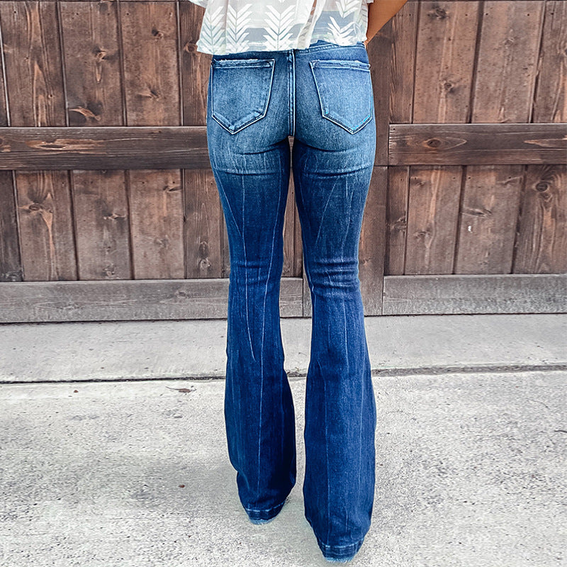 Damejeans Elegante Ripped Casual Bukser