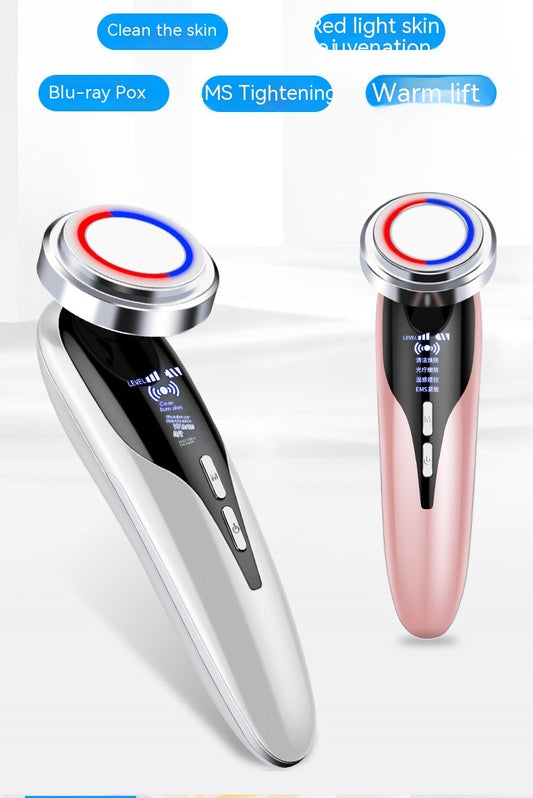 Rødt Blu-ray kosmetisk instrument Massage induktivt terapeutisk instrument