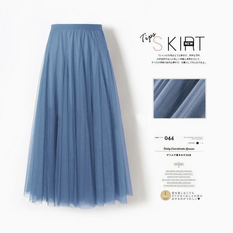 Mørkegråt Full-Swing Mesh-skirt til damer