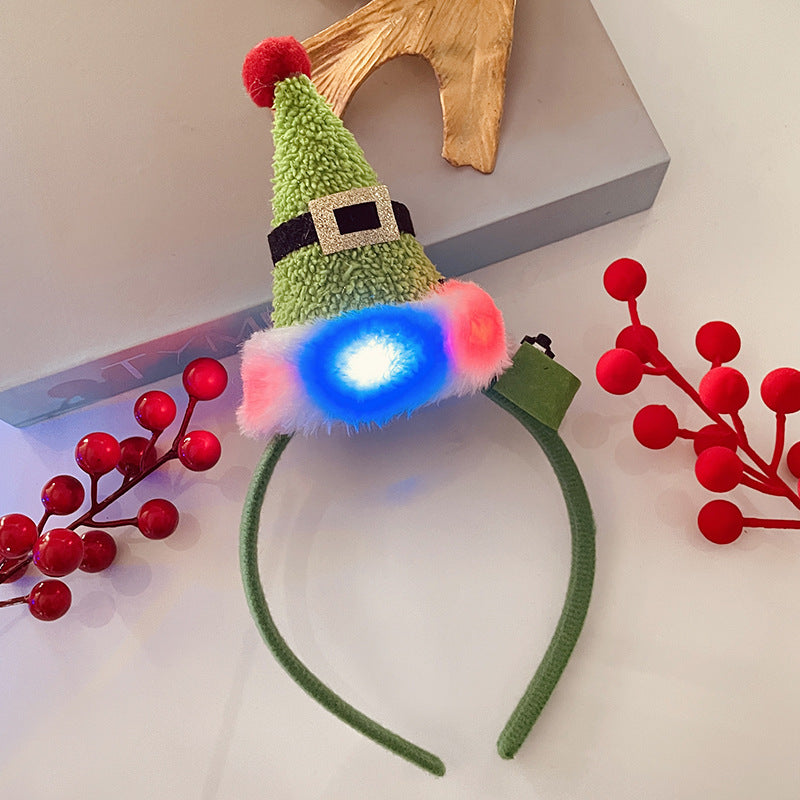 Christmas Antlers Hairband Decoration Plush