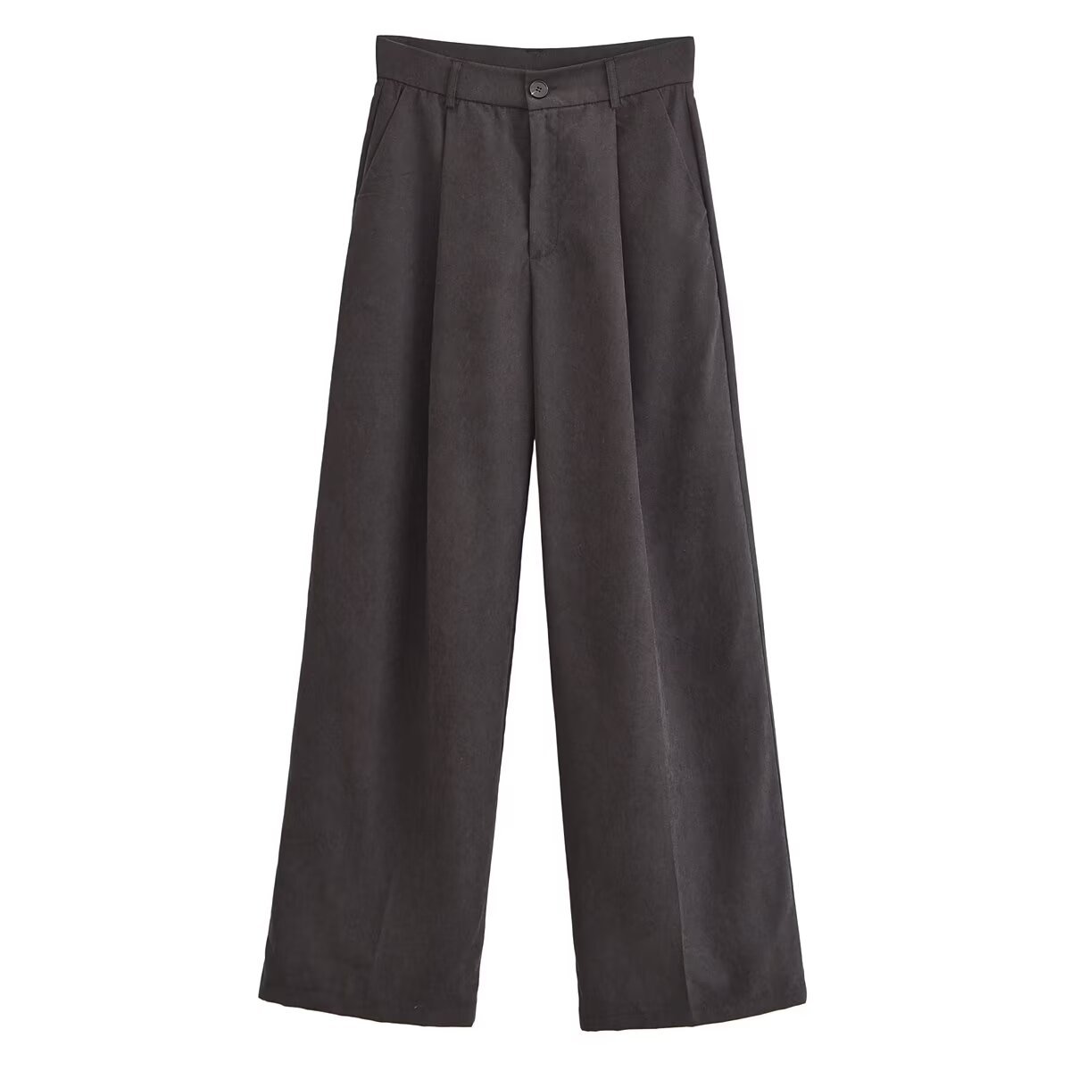 Stylish Simple And Versatile Casual Draping Long Pleated Pants