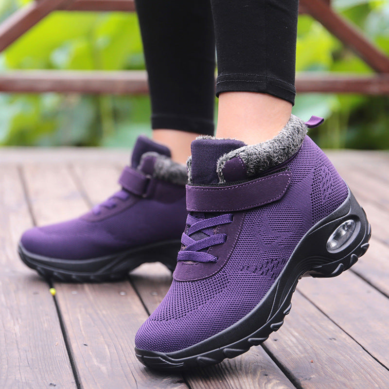 Cushion Shock Absorption And Heightening Cotton Shoes