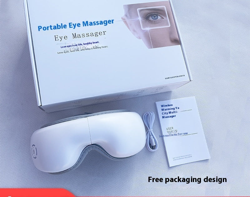Eye Massager Bluetooth Intelligent Vibration Hot Compress Relief