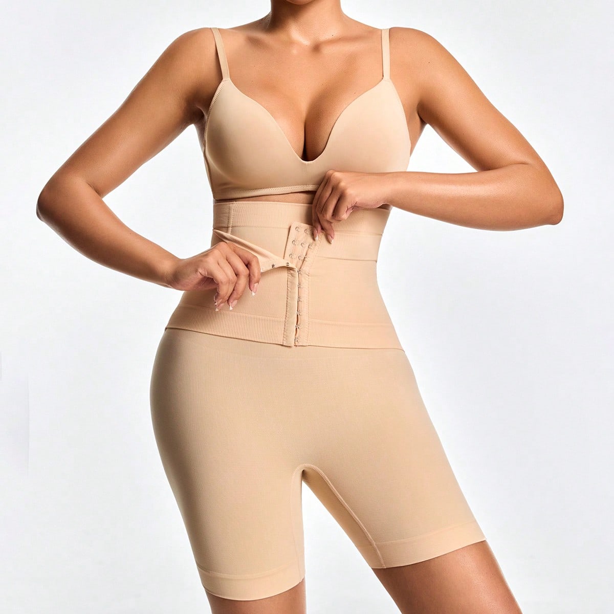 Closure Shapewear Shorts - Tummy & Waist Control With Natural Butt-Lift