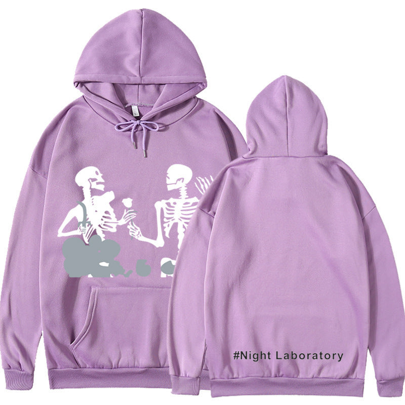 Night Laboratory Korean Style Versatile Personality Hoodie