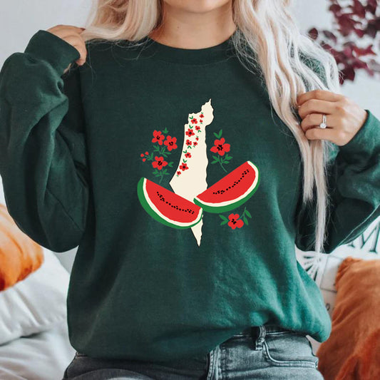 Dette Er Ikke En Vandmelon Sweatshirts Sjov Vandmelon Kvinder