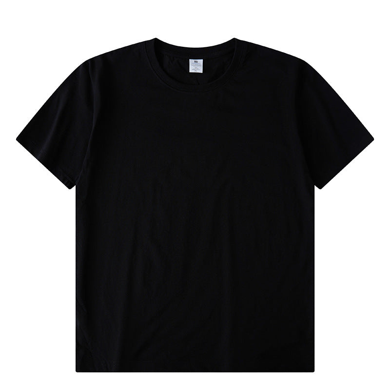 Solid Color Advertising Shirt Loose Casual Half Sleeves