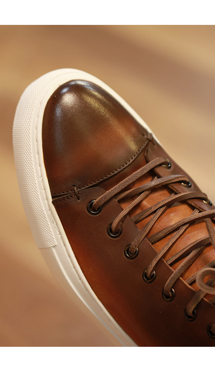Retro All-match Casual Lace-up Sneakers Håndlavede