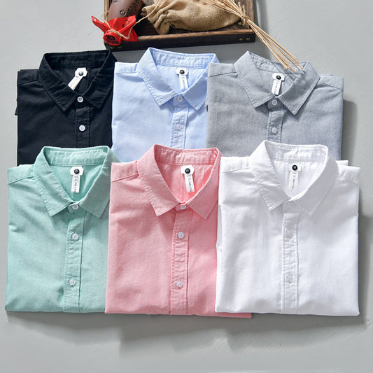 Men's Casual Minimalist Long Sleeve Shirt