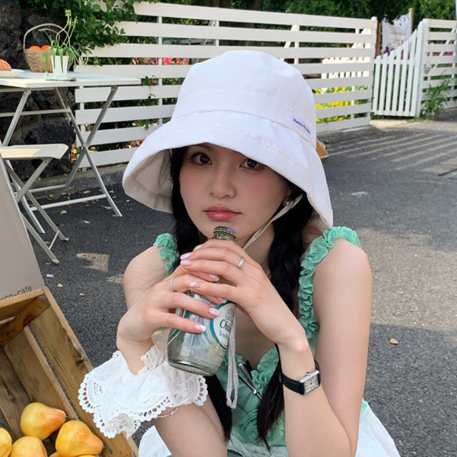 Mint Sweetheart Sun-shade Fisherman Hat Female Big Head Circumference