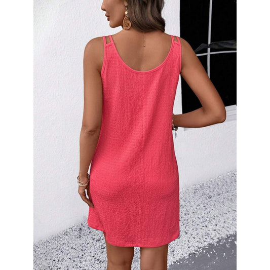 Women's Solid Color Crew Neck Sleeveless Casual