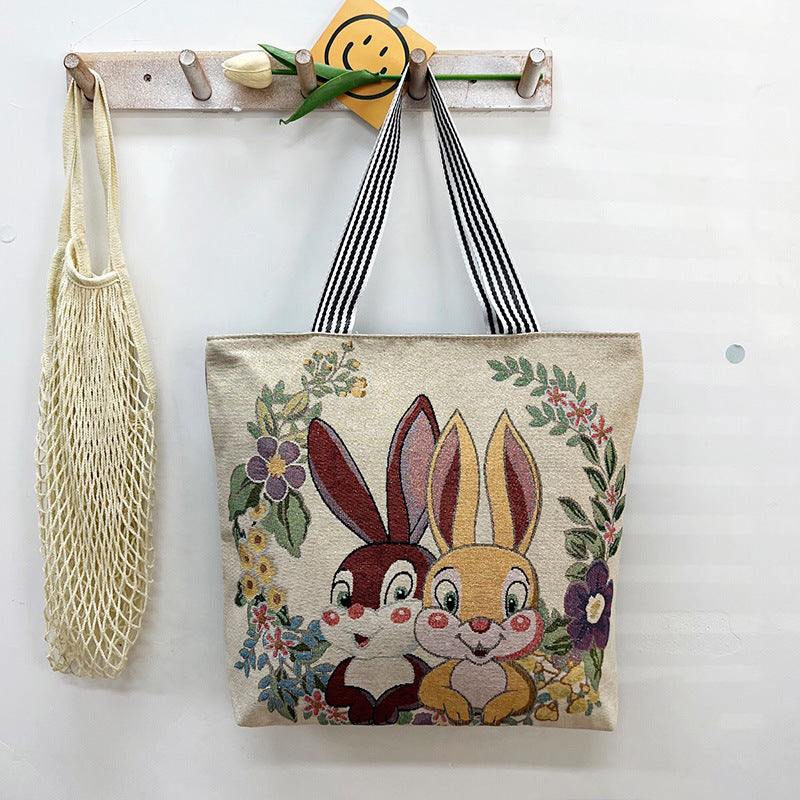 Fashion Casual Canvas Shoulder Bag Creativity