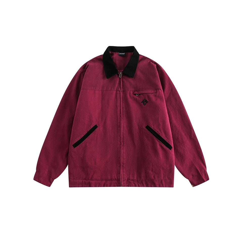 American Retro Washed Detroit Jacket Men