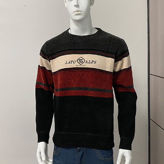 Men's Casual Knitted Fleece Padded Coat Top