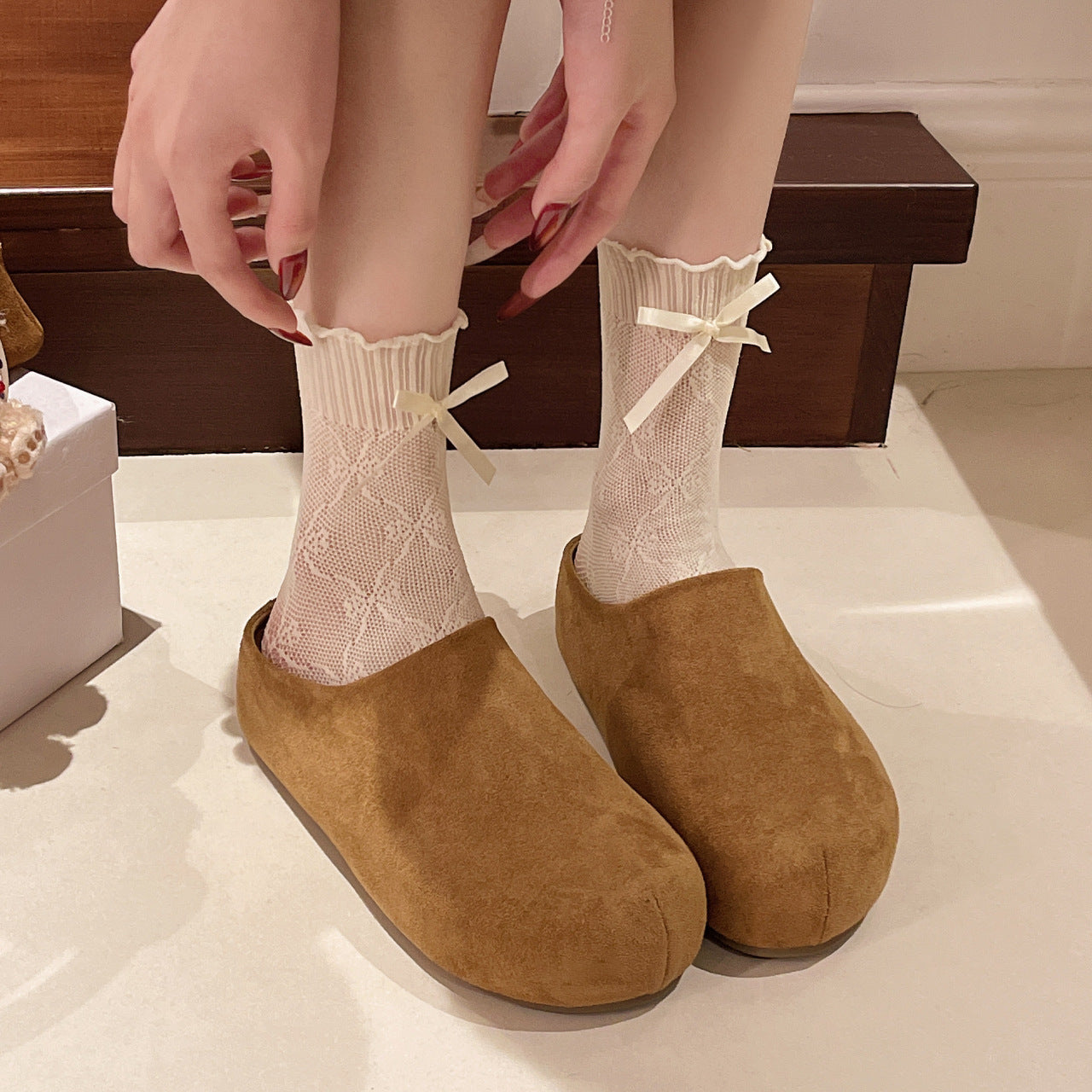 Women's Fashionable All-match Closed-toe Slippers