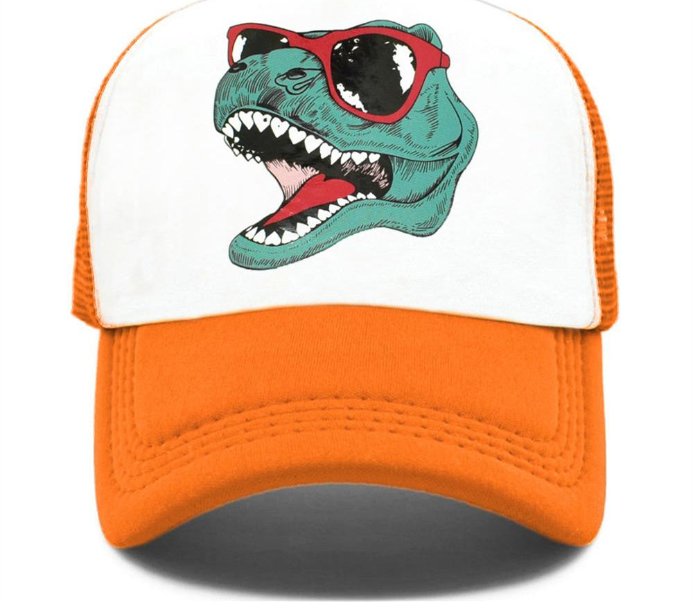 Statement Dinosaur Print Soft Top Cap
