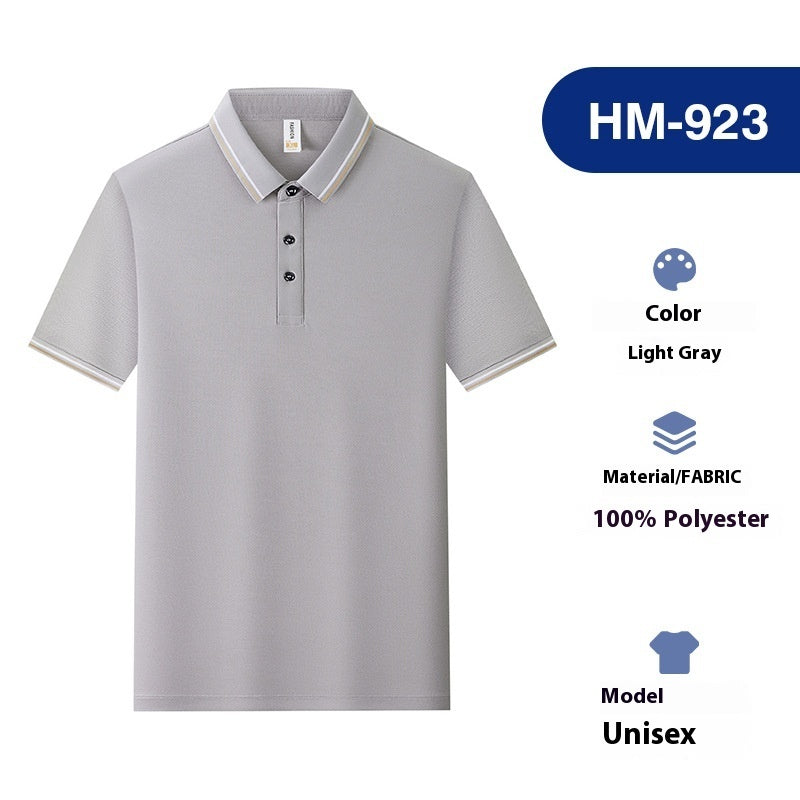 Lapel Polo Shirt Summer Work Clothes