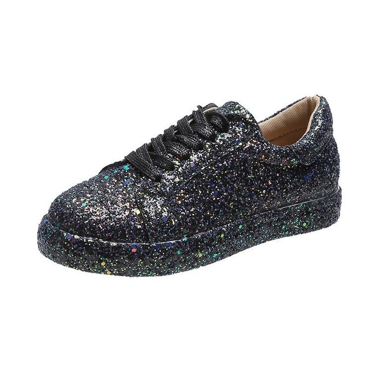 Spring New Large Size Lace-up Women's Shoes Flat-soled Students