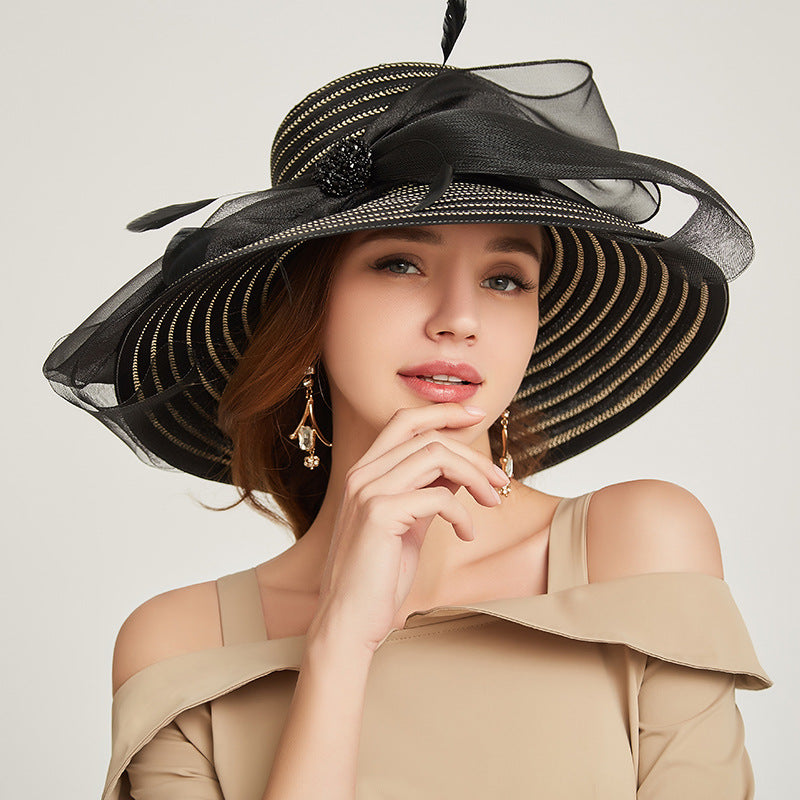 Personality Big Brim Ladies Comfortable Light Sunshade Hat