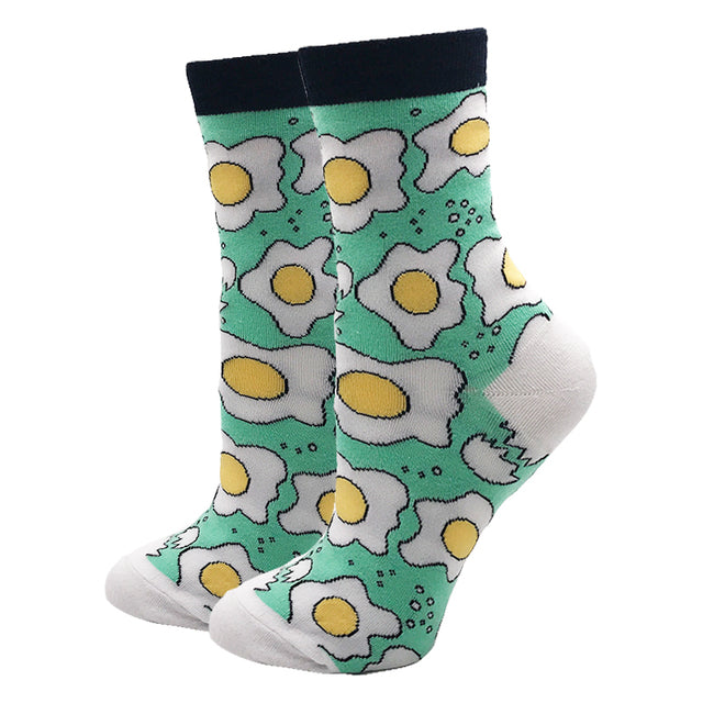 Women's Casual Fashion Simple Jacquard Socks