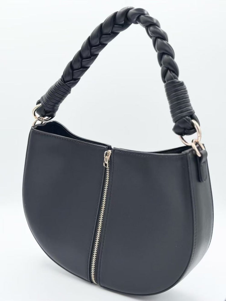 One-shoulder Underarm Bag Zipper Combination Stitching