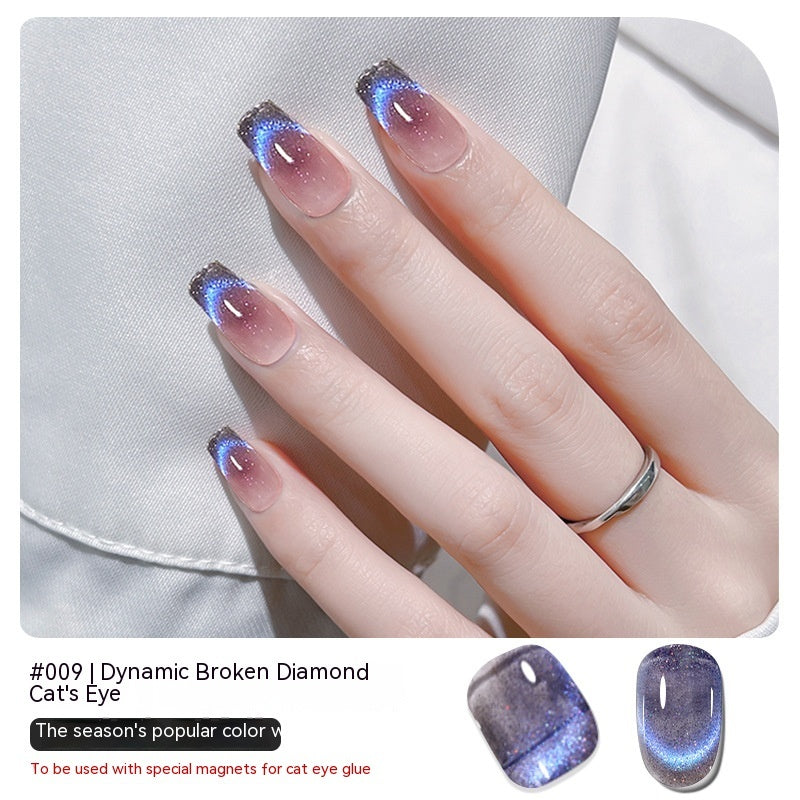 Drill Cat's Eye Nail Polish Glue