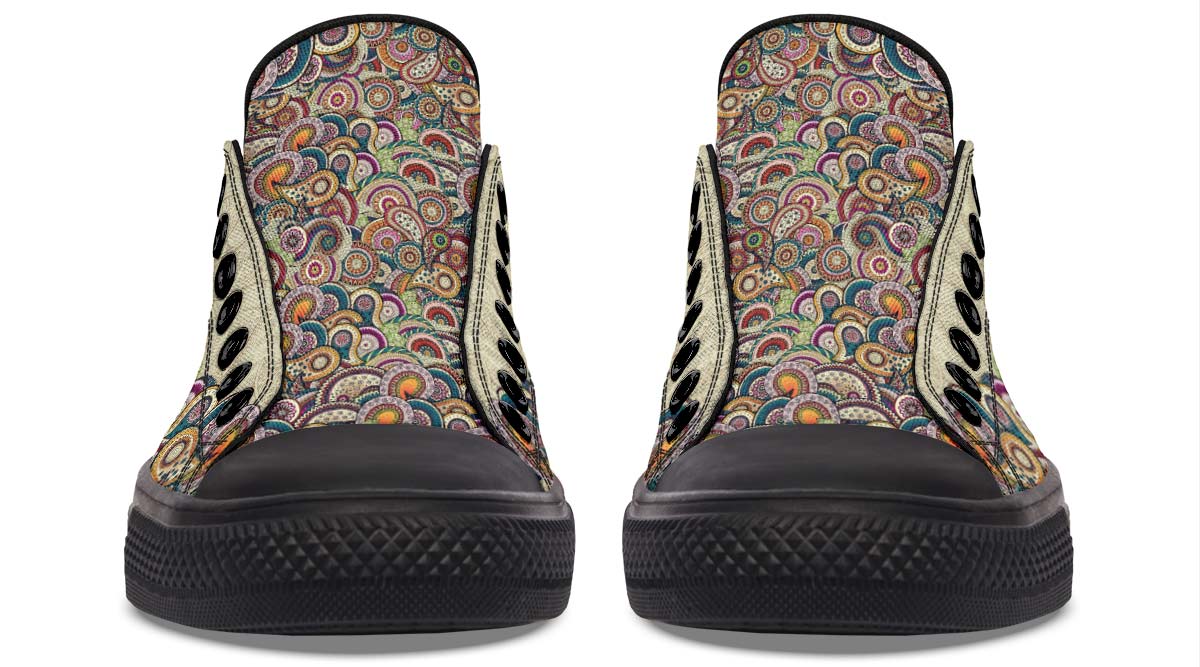 Fashion Print Couple Low-Top Canvas Shoes