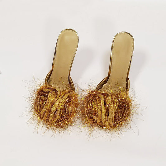 One-foot Super High-heeled Single Banquet High-heeled Shoes