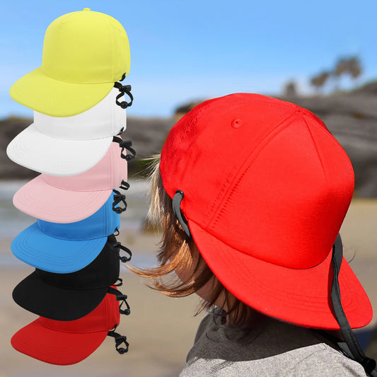 Children's Sun Protection Baseball Cap Outdoor Waterproof Wind Proof Rope Sun Protection