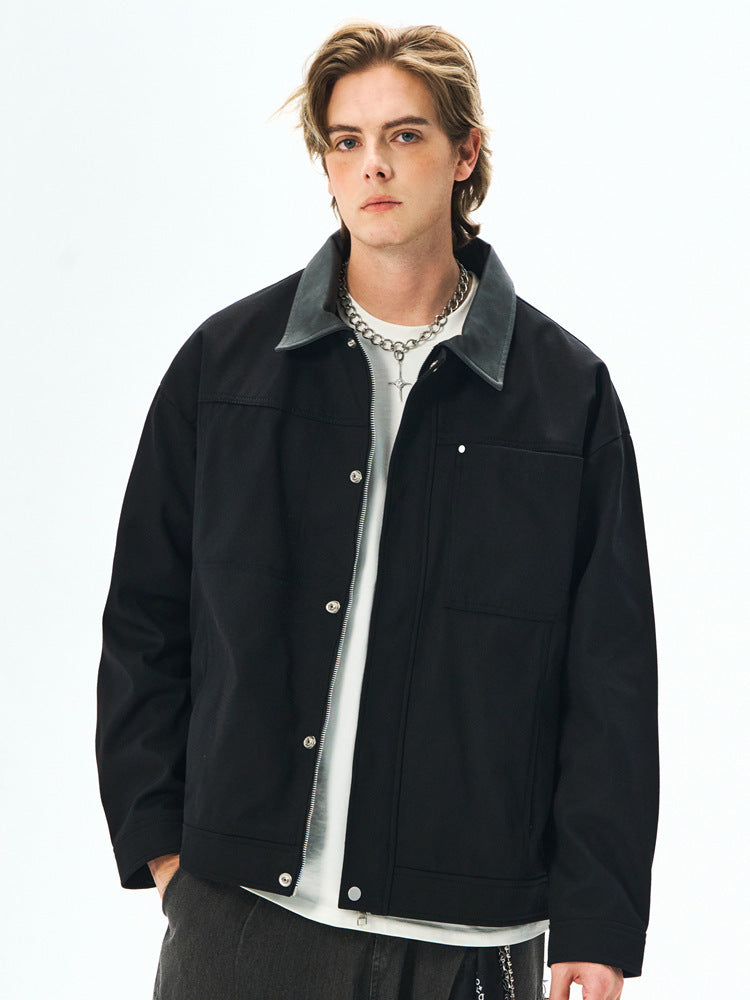 New SpringAutumn Executive Jacket For Men Pure Cotton Outerwear
