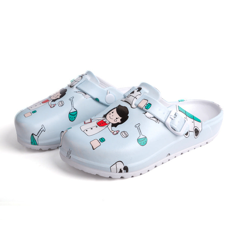 Operating Room Slippers EVA Toe Box Soft Bottom Protection