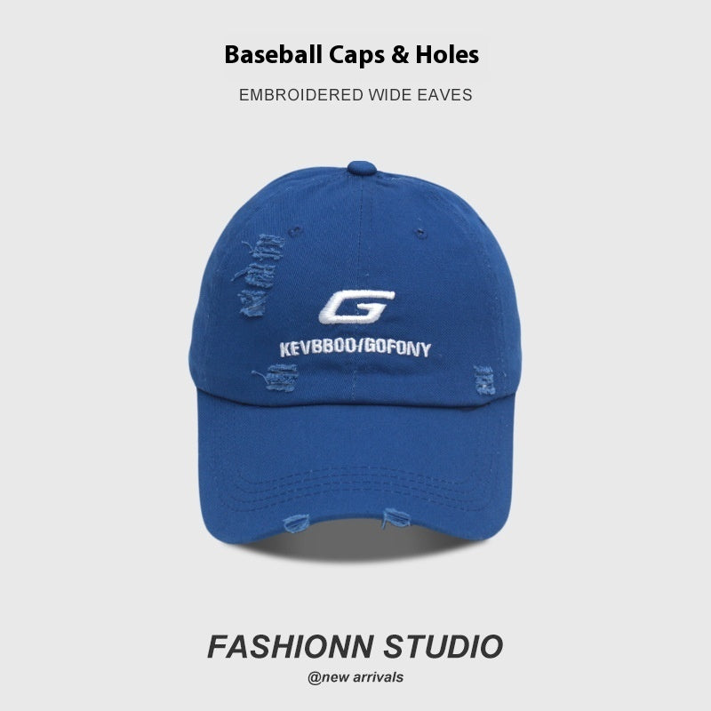 Minimalist Versatile Casual Fashion Personality Alphabet Peaked Cap