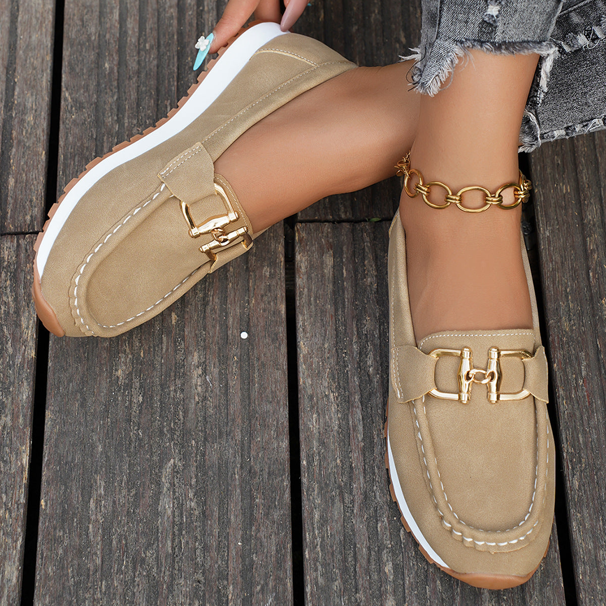Casual Sports Shoes Foreign Trade Casual Ladies Oversized Shoes