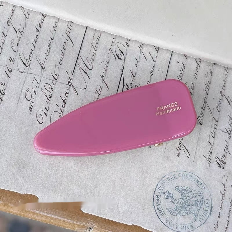 Women's Fashion Triangle Edge French Bang Clip