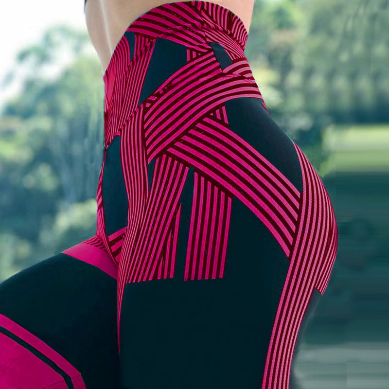 Fashion Yoga Pants Women's Digital Print