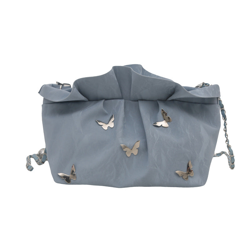 Single Shoulder Crossbody New Small Design Fold Cloud Bag