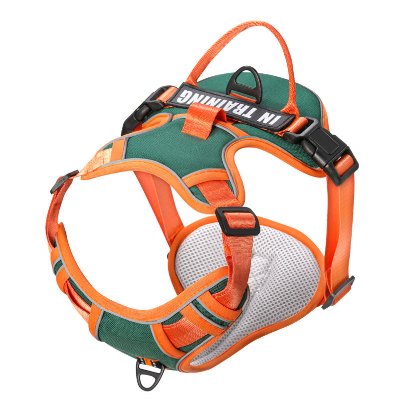 Undershirt Type Small Medium And Large Dogs Reflective Dog Outer Chest Harness To Prevent Breakaway Dog Walking Leash