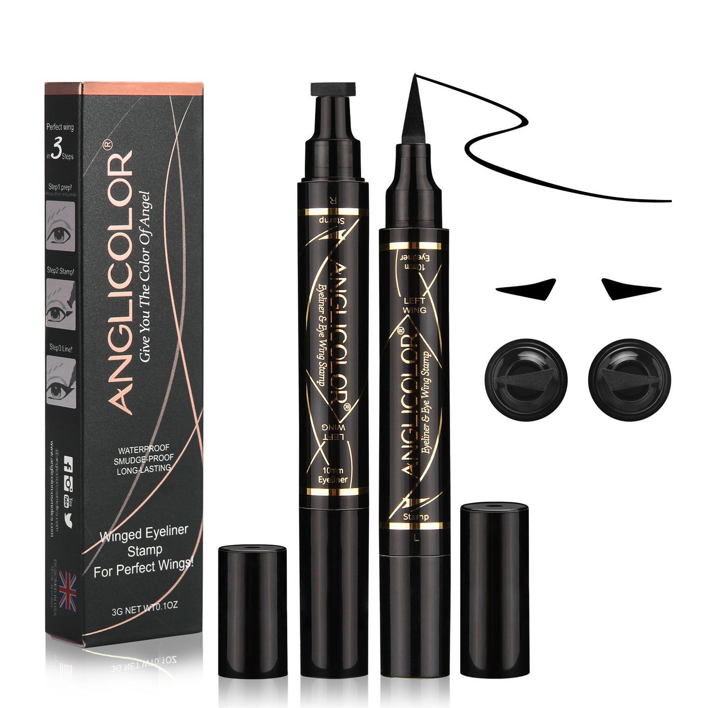 Makeup Double-headed Seal Eyeliner Waterproof And Sweat-proof