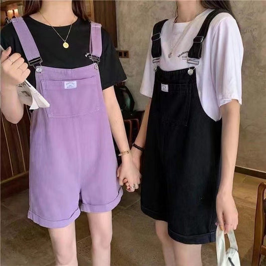 New Casual Wide-leg Denim Shorts Women's Summer