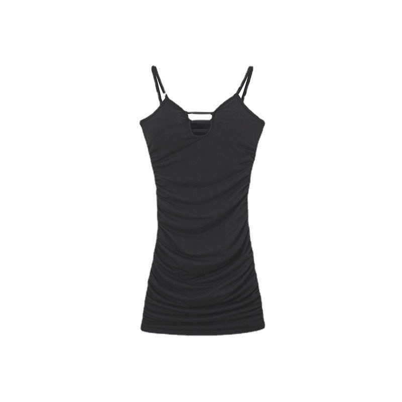Hollow-out Body-hugging Knit Slip Dress Thats Easy To Style