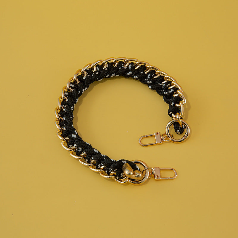 Women's Bag Woven Bag With 40cm Short With Buckle Can Be Mobile Phone Charm