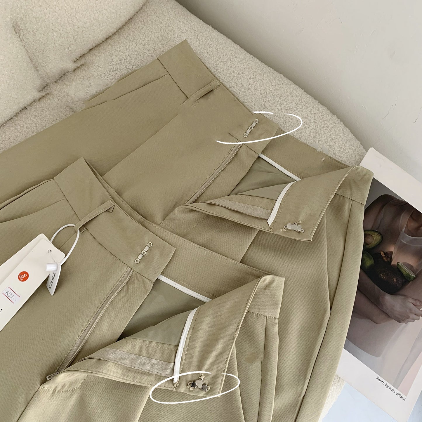Women's Summer Thin High Waist Thin Casual All-match Loose Straight Shorts