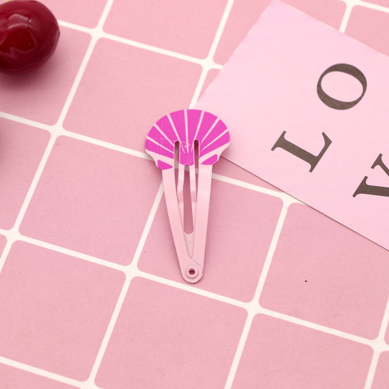 Paint Fruit Barrettes Color Printing Watermelon Strawberry