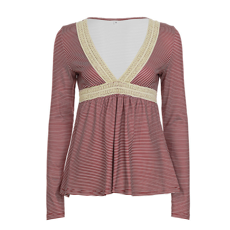 Stylish Minimalist Slim Fit Long Sleeve Top For Women