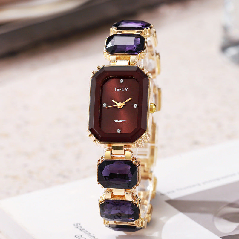 Colorful Niche High-grade Steel Belt Square