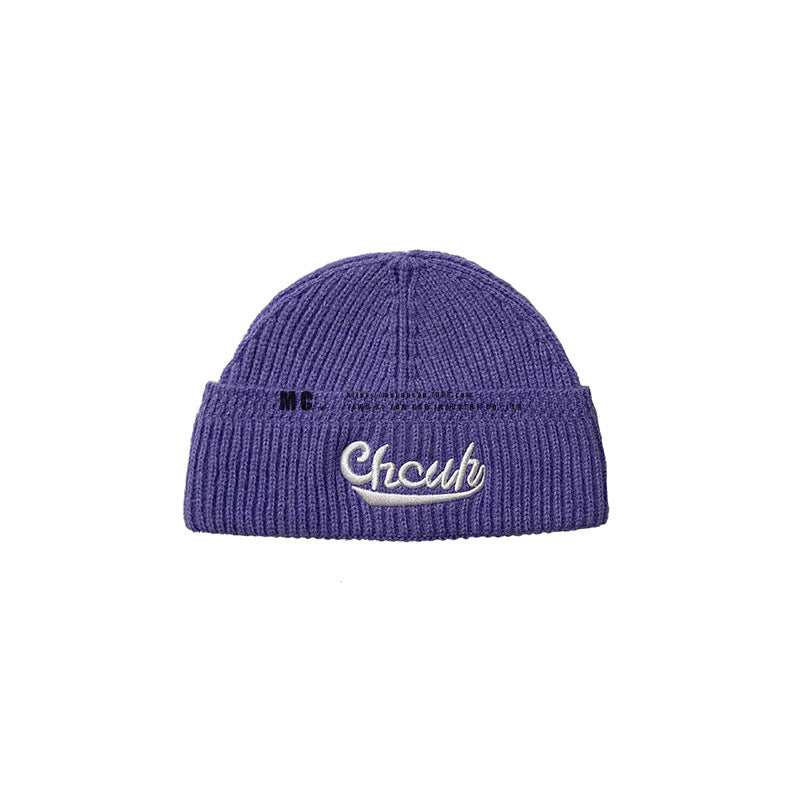 Women's Embroidered Letters Knitted Hat