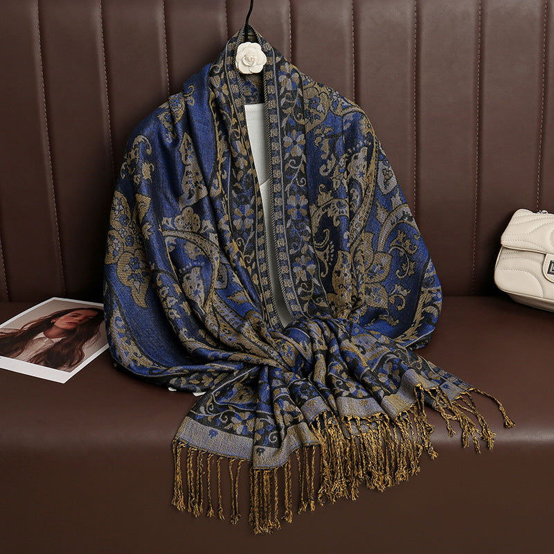 Jacquard Outerwear Women's Shawl Spring And Summer