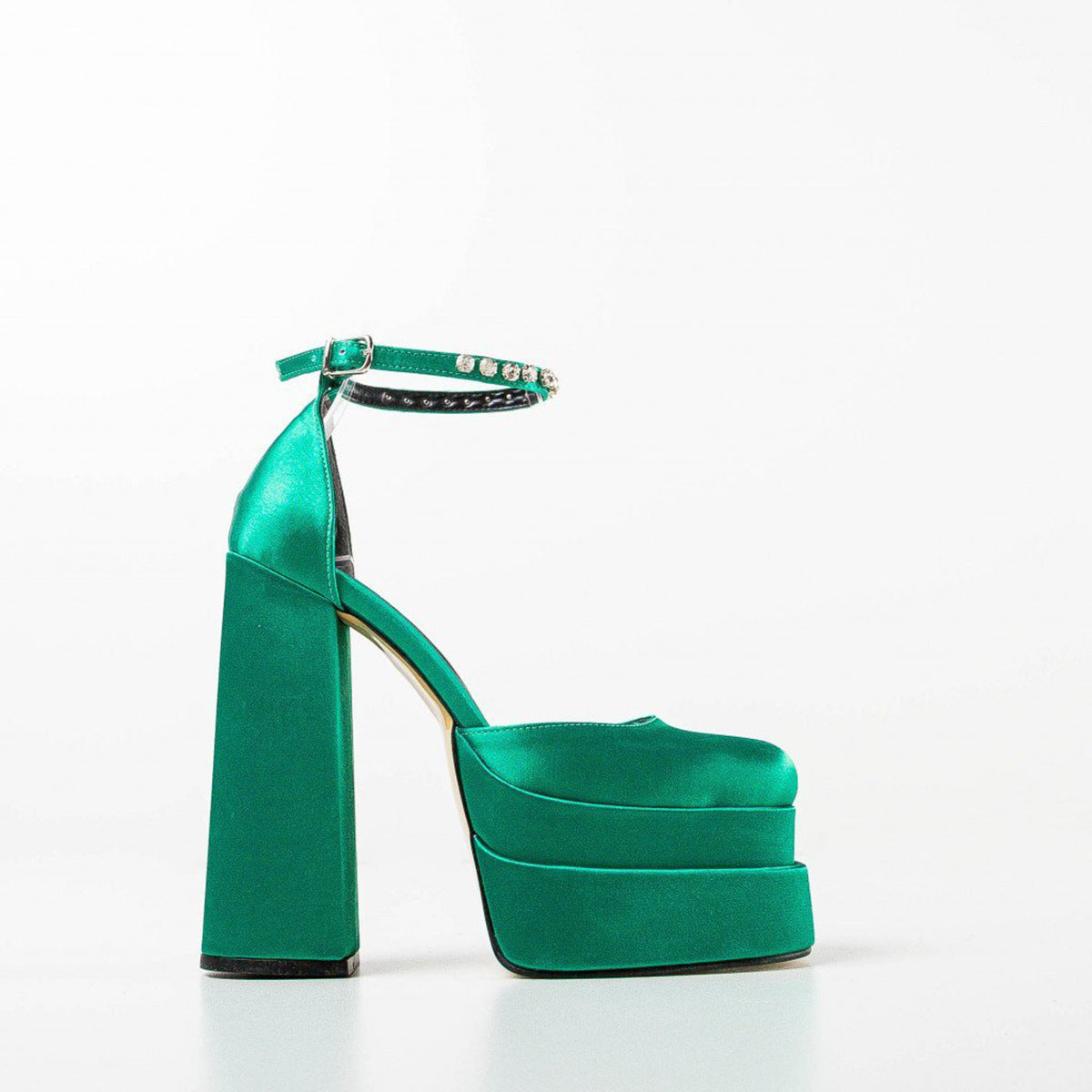 New Fashion 14cm Rhinestone Platform  High Heels