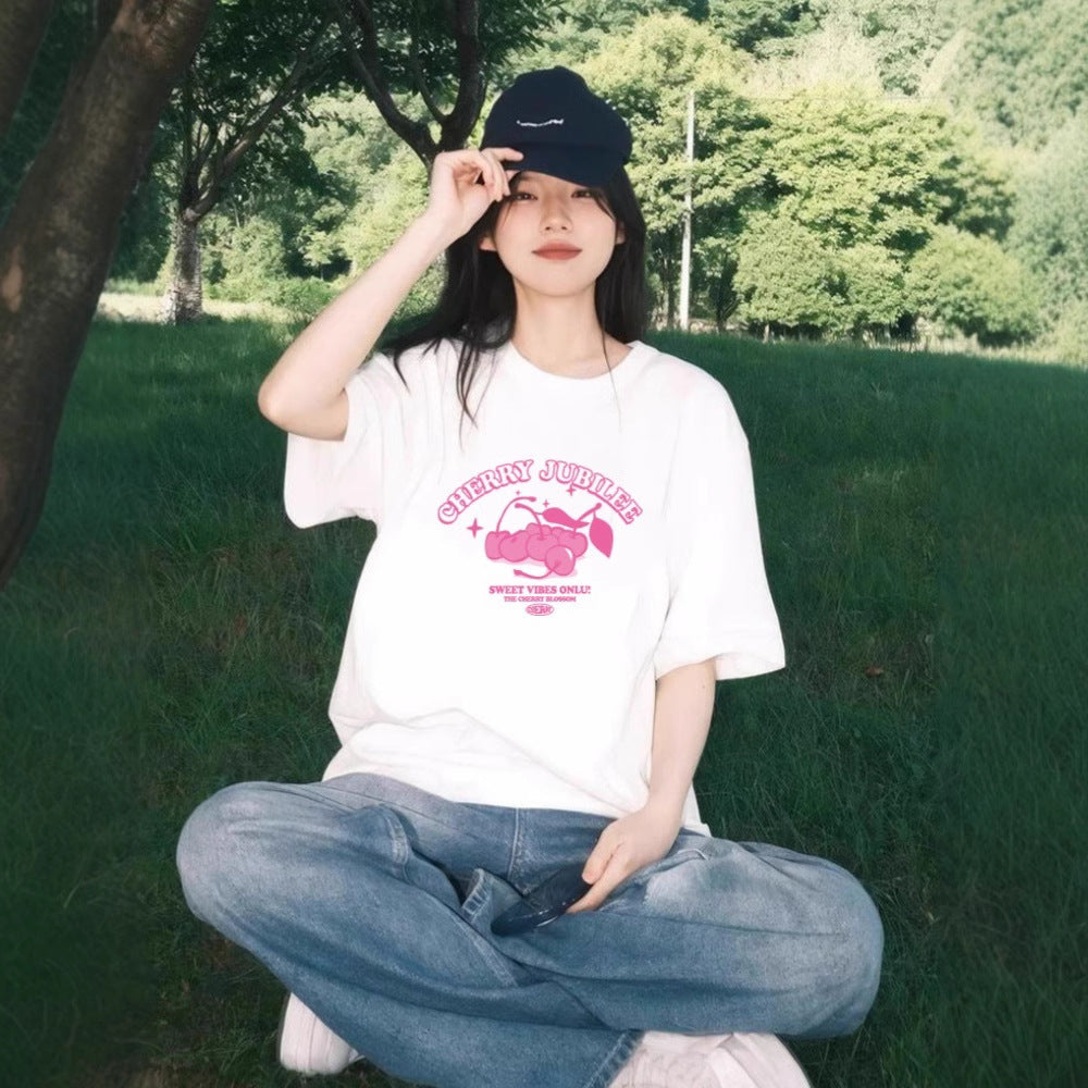Women's Cotton Short-sleeved T-shirt