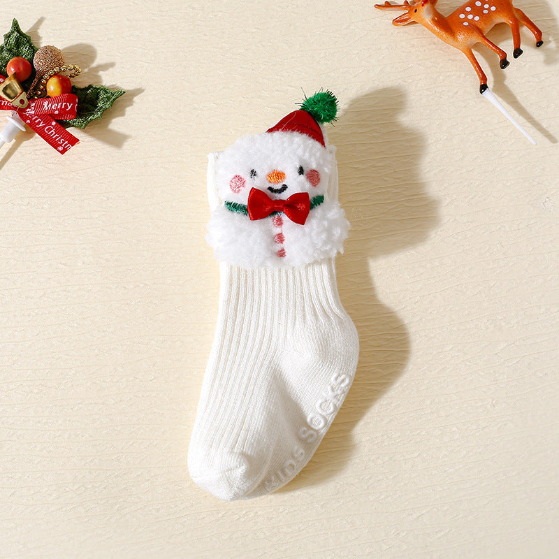 Non-slip Floor Socks Cartoon Children's Mid-calf Socks Baby's Socks